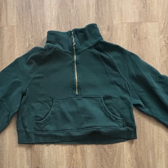 Lululemon Scuba Oversized Funnel-Neck Half Zip (cropped) - Picture 2 of 2